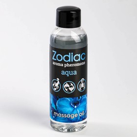 Масло массажное Zodiac AQUA, с феромонами, унисекс, 75 мл