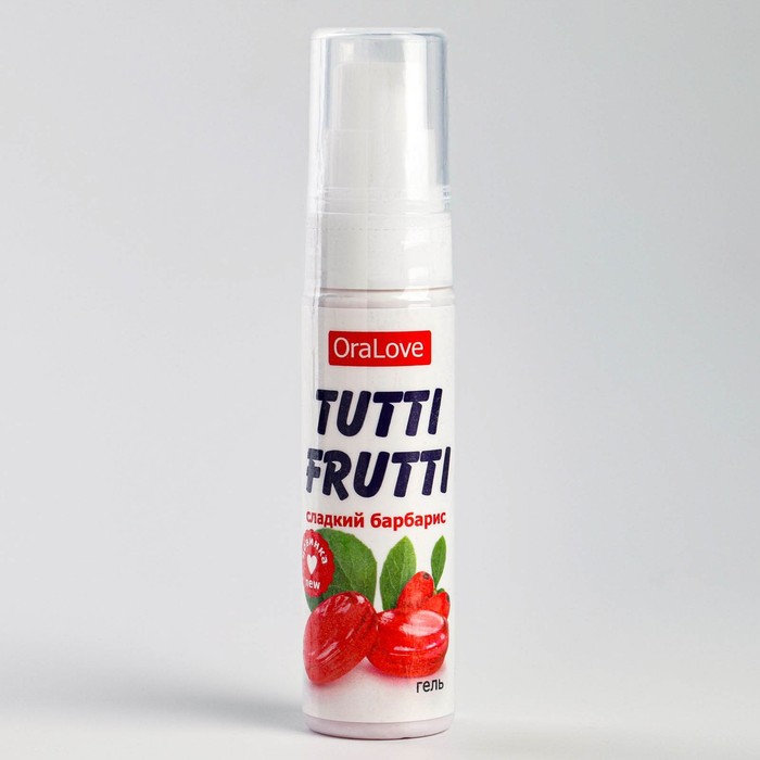 Гель-смазка TUTTI-FRUTTI OraLove Барбарис, на водной основе, съедобная, 30 г - Фото 1