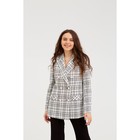 Пиджак женский твидовый двубортный MIST, размер 48, белый  (артикул 7334766)  большой выбор товаров оптом и в розницу по низким ценам с доставкой