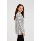 Пиджак женский твидовый двубортный MIST, размер 48, белый  (артикул 7334766)  большой выбор товаров оптом и в розницу по низким ценам с доставкой