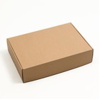 Коробка самосборная, бурая, 36,5 х 25,5 х 9 см - фото 318748933