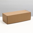 Коробка самосборная, бурая, 38 х 16 х 12 см - фото 10809022