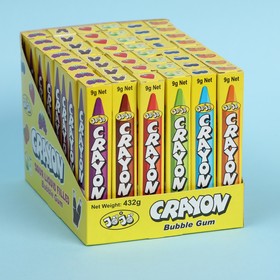 Жевательная резинка Jojo Crayon Babble Gum с начинкой, 9 г 7585646