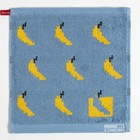 Полотенце кухонное Этель Бананы цв. голубой, 25*25 см 100% хлопок - фото 53689682