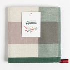 Полотенце Доляна «Клетка» цв.зелёный 35*35 см, 100% хлопок - фото 45431809