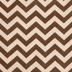 Скатерть Доляна 145х145см, Зигзаг цв.коричневый, 100%пэ, рогожка 200 гр/м - фото 42119368