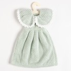 Кухонное полотенце Этель "Платье" 25*32 см, цв. зеленый,микрофибра 100% п/э 7532548