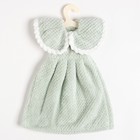 Кухонное полотенце Этель "Платье" 25*32 см, цв. зеленый,микрофибра 100% п/э 7532548