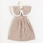 Кухонное полотенце Этель "Платье" 25*32 см, цв. бежевый,микрофибра 100% п/э 7532549