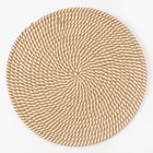 Салфетка декоративная «Доляна», бежевая, 35×35 см, 100% хлопок - Фото 3