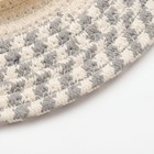 Салфетка декоративная Доляна цв.бежево-серый, 35*35 см, 100% хлопок - фото 804699543