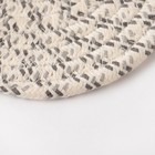 Салфетка декоративная «Доляна», бежевая, 18×18 см, 100% хлопок - Фото 3