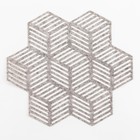 Салфетка декоративная "Куб" 30 х 31,2 см, 100% п/э, фетр - Фото 1