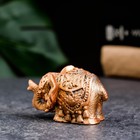 Фигура "Индийский слоненок" бронза, 4см - Фото 3