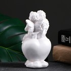 Фигурка гипс «Ангелы на сердце», перламутровый, 14×8×6 см - Фото 3