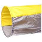 Тоннель для эстафет, длина 3,5 м, 2 обруча d=75 см, цвет жёлтый/серый - фото 319723035