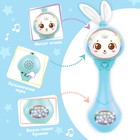 Музыкальная погремушка «Милый дружок», звук, свет, цвет голубой - Фото 4