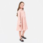 Платье детское KAFTAN "Сердечки", р. 32 (110-116), розовый - Фото 2