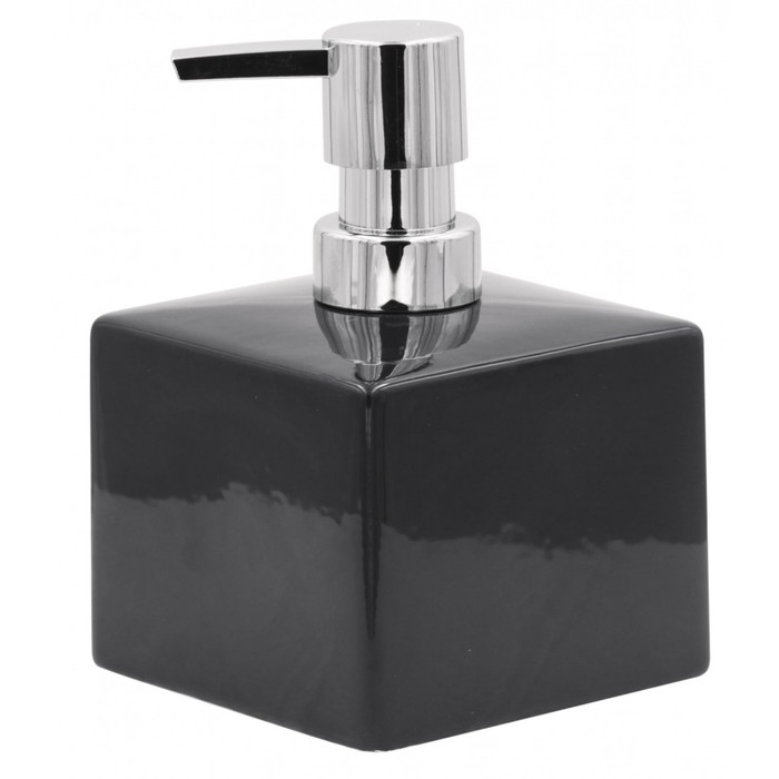 Дозатор для жидкого мыла Cube, цвет тёмно-серый
