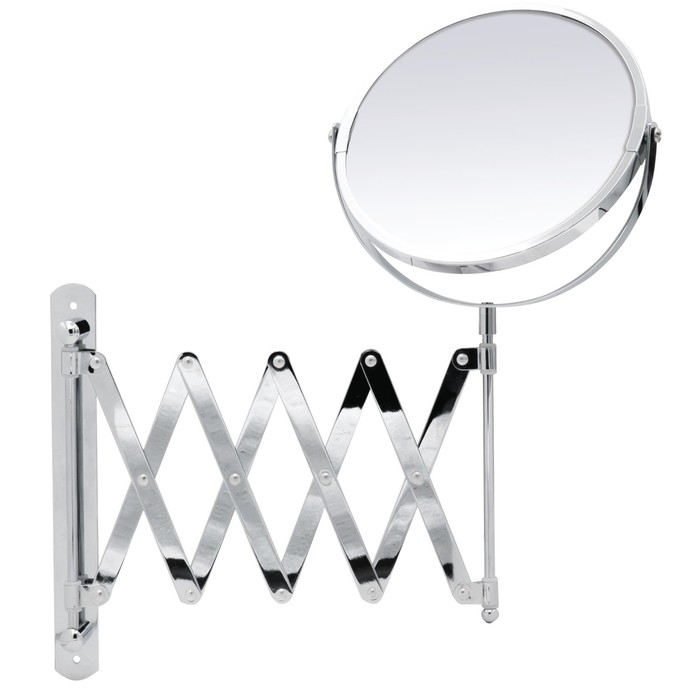 Зеркало косметическое подвесное Jannin RIDDER, хром, 1х/2х-увеличение - Фото 1