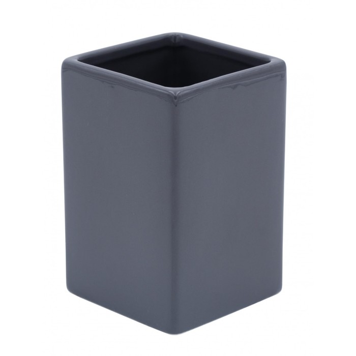 Стаканчик Cube, цвет тёмно-серый - Фото 1