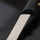 Нож кухонный Доляна «Грайм», лезвие 11,5 см, цвет чёрный - фото 4342334