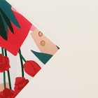 Бумага упаковочная крафтовая «Тюльпаны», 70 х 100 см - Фото 3