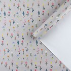 Бумага упаковочная крафтовая «Полевые цветы», 70 × 100 см - фото 9530116