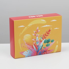 Коробка для сладостей «For you», 20 × 15 × 5 см