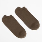 Носки мужские укороченные MINAKU цвет хаки, размер 42-43 (29 см) - фото 3904106