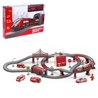 УЦЕНКА Железная дорога «Экспресс», 92 детали, работает от батареек, подходит для деревянных железных дорог - Фото 1