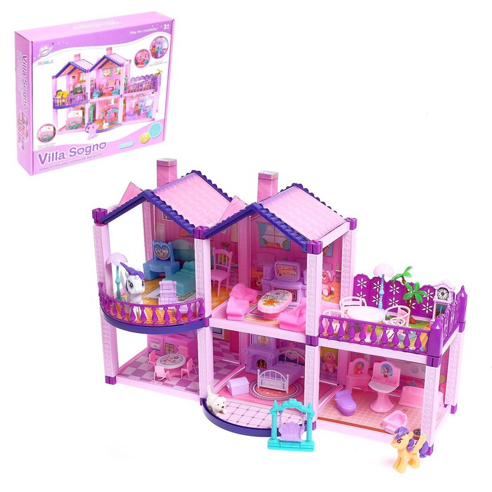 Уценка Дом для кукол, с аксессуарами - Фото 1