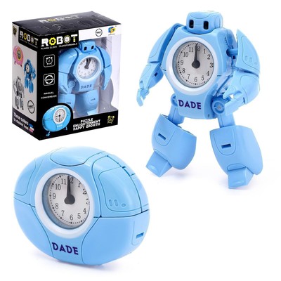 УЦЕНКА Робот «Будильник», трансформируется, звуковые эффекты, цвет МИКС