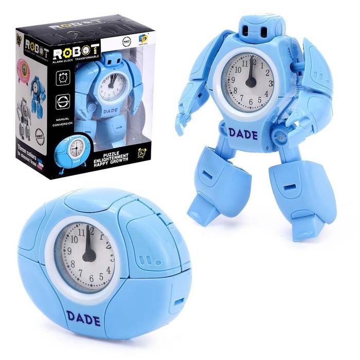УЦЕНКА Робот «Будильник», трансформируется, звуковые эффекты, цвет МИКС - Фото 1