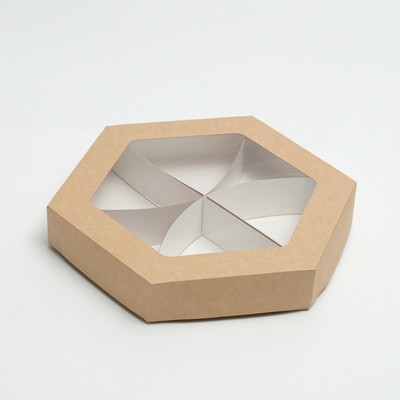 Менажница крафт, 23×4 см