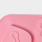 Форма для шоколада Доляна «Амуры», силикон, 13 ячеек, 23×16.5×0.5 см, розовая - Фото 7