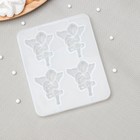 Силиконовый молд «Серафим», 12,5×10,5×1 см, цвет белый - фото 65988897