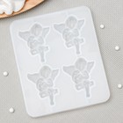 Силиконовый молд «Серафим», 12,5×10,5×1 см, цвет белый - фото 65988896