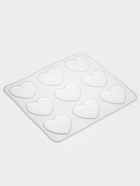 Форма для шоколада Доляна «Сердечки», силикон, 20×17.5×0.6 см, 9 ячеек (5.5×5 см), прозрачная - Фото 3