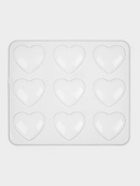 Форма для шоколада Доляна «Сердечки», силикон, 20×17.5×0.6 см, 9 ячеек (5.5×5 см), прозрачная - Фото 4