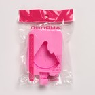 Форма для мороженого Доляна «Арбузная долька», силикон, 14×7,5×2,5 см, цвет розовый - Фото 5