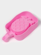 Форма для мороженого Доляна «Ананас», силикон, 14×7.5×2.5 см, розовая - Фото 4