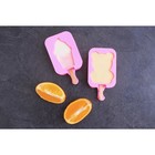 Форма для мороженого Доляна «Мишутка», силикон, 14×8×2,5 см, цвет розовый - фото 4342450