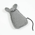 Лежанка с мышкой 50 х 40 х 15 см, оксфорд, бязь, искусственный мех - фото 21458631