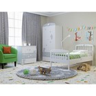 Комод Лилу, Слоники, 820x460x816, Белый/Серая эмаль - фото 120712426