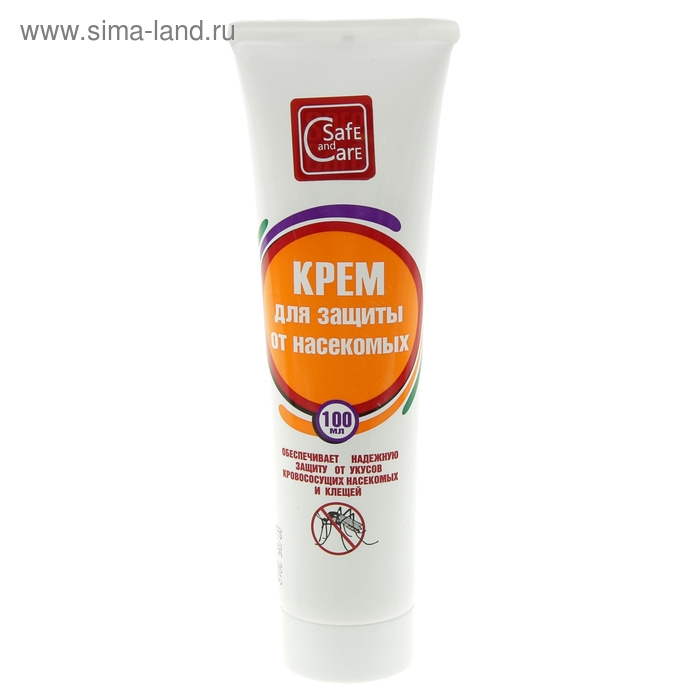 Крем для защиты от насекомых Дензер-супер туба 100мл - Фото 1