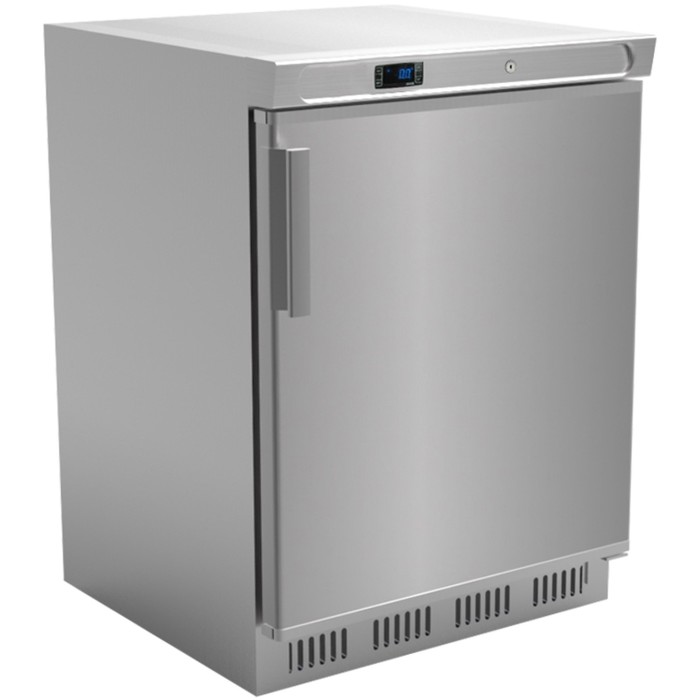 Морозильный шкаф VIATTO HF200VS, 129 л, 3 отделения, серебристый