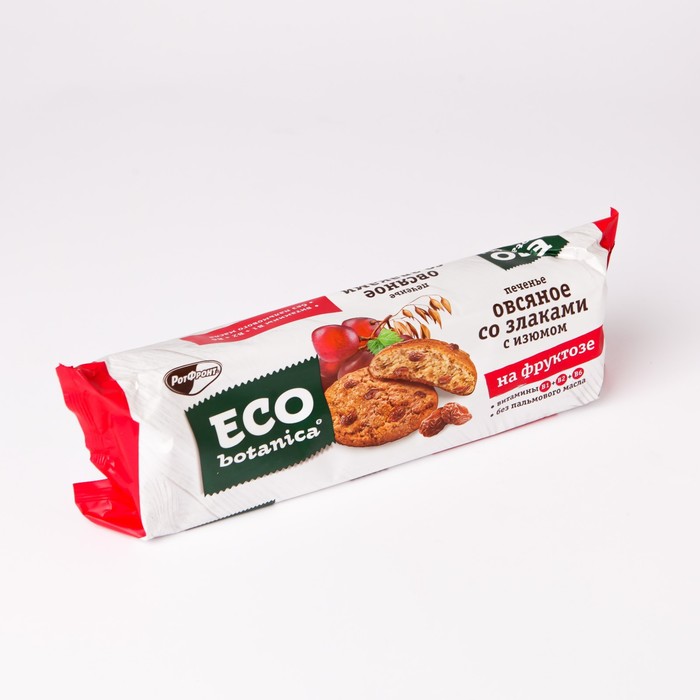 ПЕЧЕНЬЕ Eco botanica с изюмом фас 280 г - Фото 1