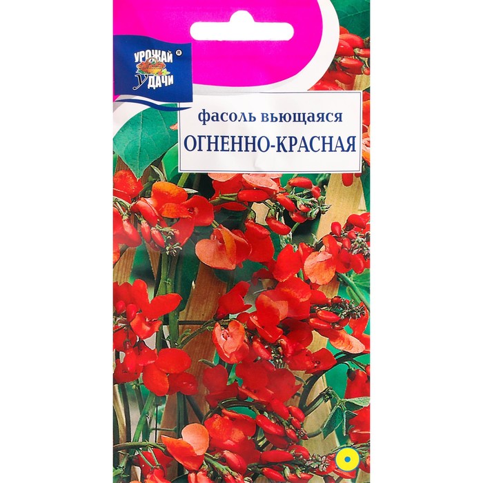 Семена цветов Фасоль «Вьющаяся», огненно-красная, 4.4 г - Фото 1