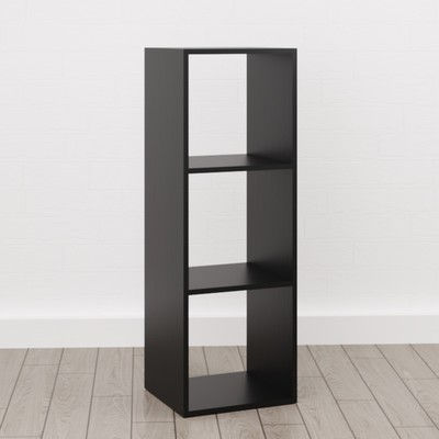 Стеллаж Куб-3 374х330х1066 Черный матовый